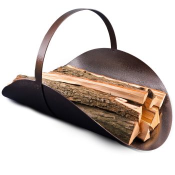 Nostalgie Holzträger | Kaminkorb